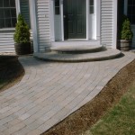 Walkway, Retaining Walls and Front Steps in Newmarket, NH