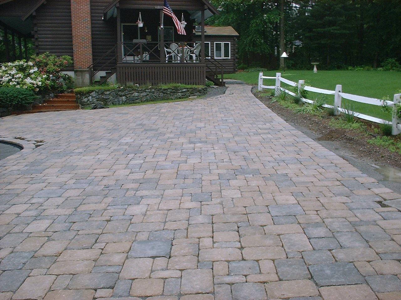 brick driveway and walkway hstead nh labrie property maintenance and landscaping brick driveway and walkway hstead nh labrie property maintenance and landscaping