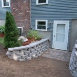 New retaining wall in Londonderry NH